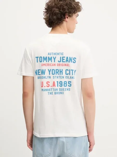 Tričko Tommy Jeans bílá