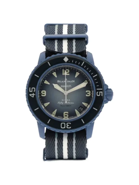 Ceas Blancpain albastru