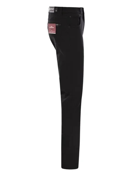 Blugi conici 7 For All Mankind negru