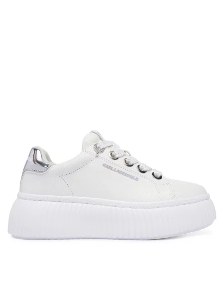 Sneakersy KARL LAGERFELD białe