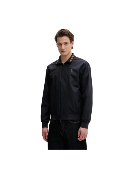 Kurtka Fred Perry The Brentham Jacket UNISEX Black XL niebieska