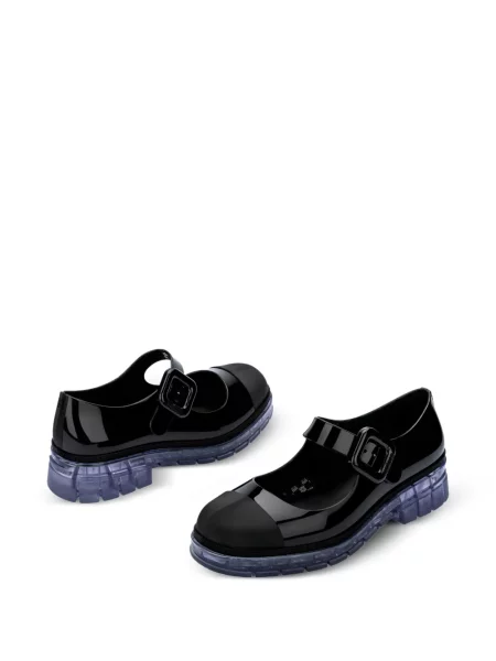 Pantofi cu toc Melissa cu cataramă negru