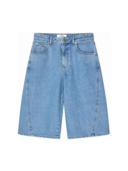 Szorty jeansowe Mads Norgaard niebieskie