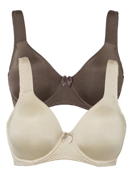 Bonprix Sutien crem / ciocolatiu