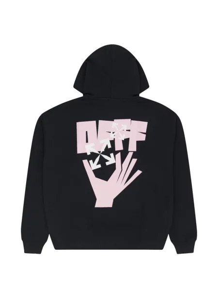 Hanorac cu glugă Off-white alb