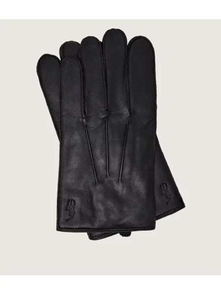POLO RALPH LAUREN Mănuși de piele negru