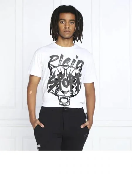 Plein Sport Tricou alb