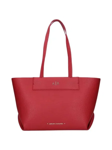 Geantă shopper Armani Exchange roșu
