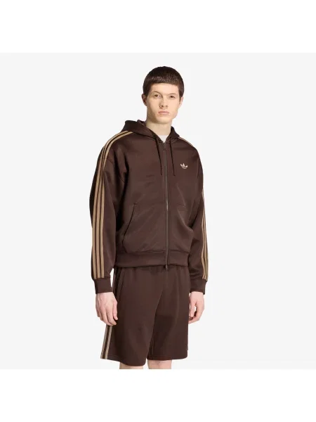 Mikina adidas Adicolor Spacer Oversized Hoodie Aurora Coffee XL