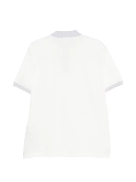 Tricou polo Eleventy alb