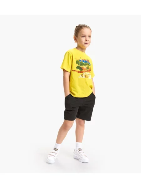 Komplet koszulka + spodenki Diadora Jb. SS Set PlayGround Junior niebieska