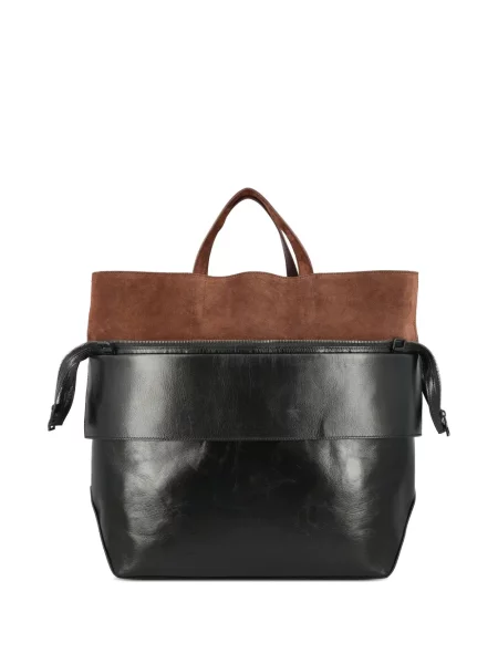 Geantă Loewe din piele de căprioară negru