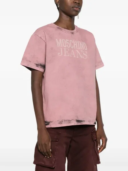 Tričko Moschino Jeans ružová