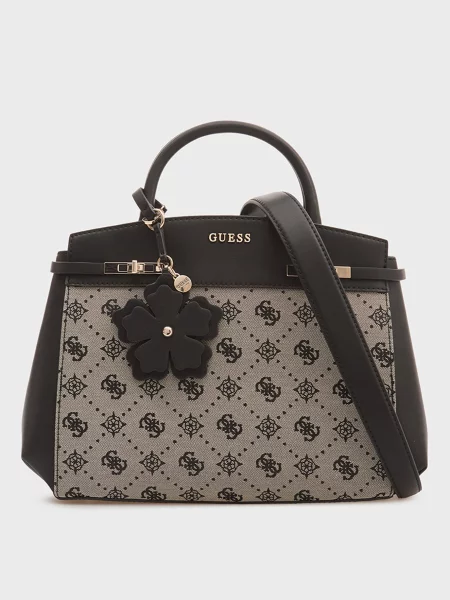 Сумка Guess з автографом чорна