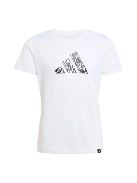 T-Shirt Adidas Sport Jg Animal T Dzieci biała
