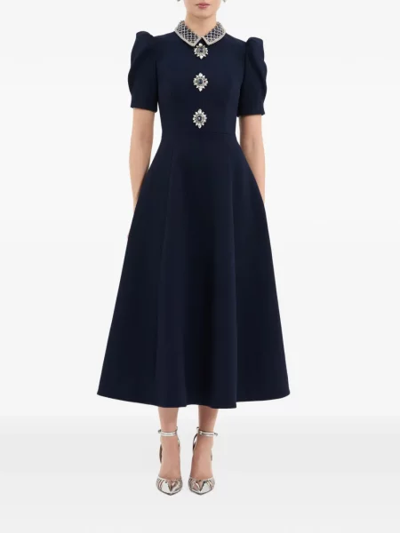 Scurt rochie midi Rebecca Vallance albastru