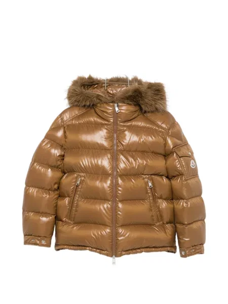 Matlasat geacă Moncler maro
