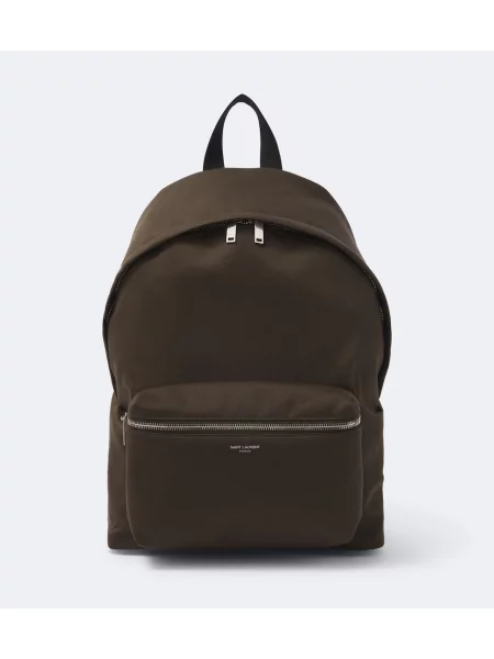 Rucsac Saint Laurent din canvas verde