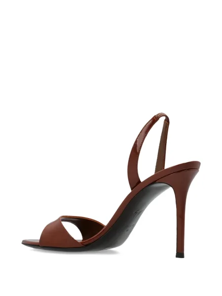 Pantofi cu toc Giuseppe Zanotti slingback maro