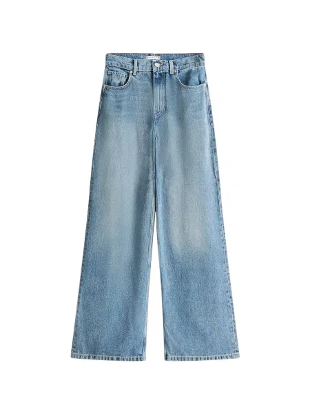 Blugi drepți Tommy Hilfiger albastru