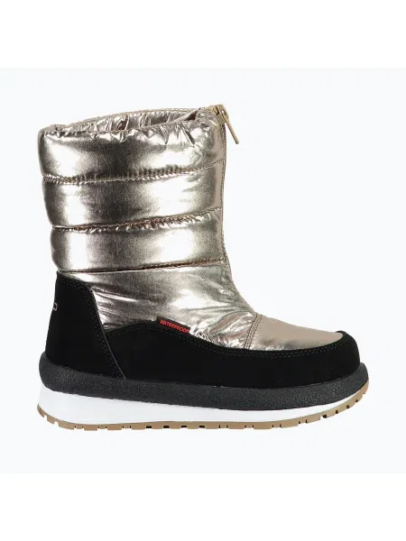 Detské snehule CMP Rae Snowboots Wp light gold zlatá