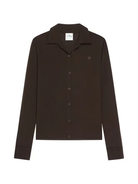 Gulerat cardigan Courreges maro