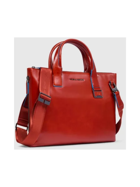 Torba na laptopa Piquadro czerwona