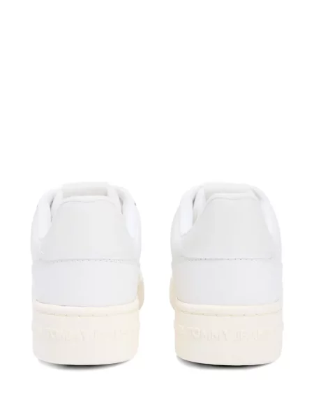Sneakerși Tommy Jeans cu autograf alb
