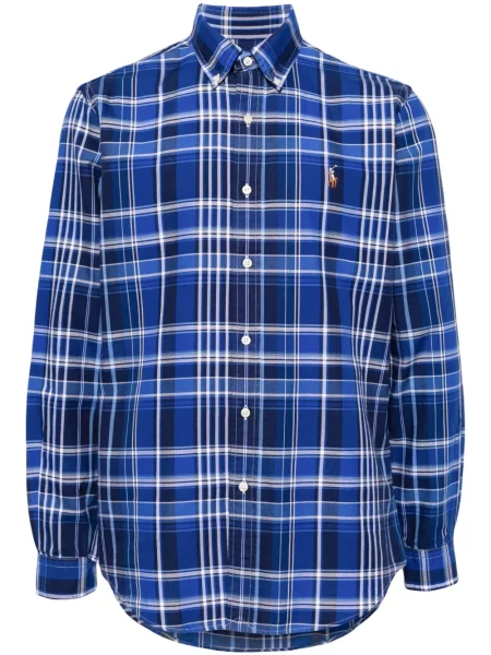Curea Polo Ralph Lauren în carouri cu imagine negru