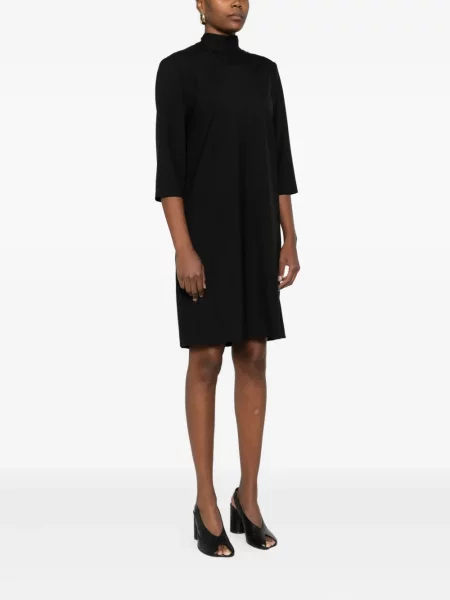 Rochie midi Marni cu funde până la genunchi de costum negru