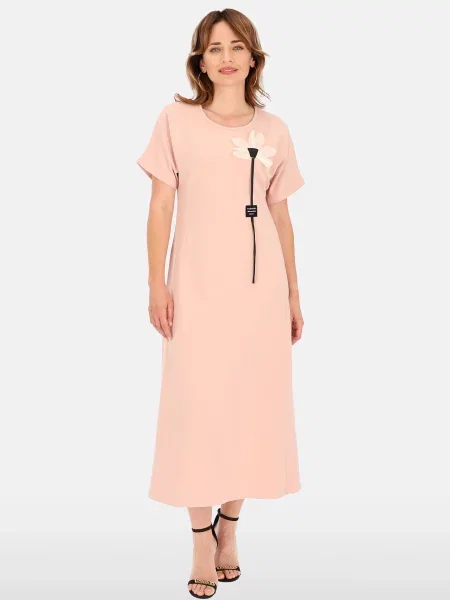 Sukienka Perso z nadrukiem różowa