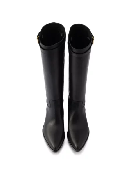 Botine Prada din piele negru