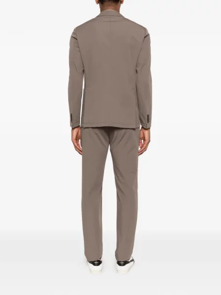 Oblekový oblek Tagliatore s klopou hnědý