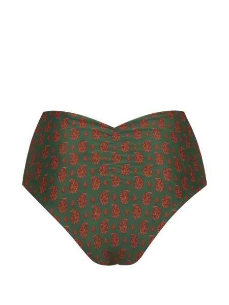 Bikini Johanna Ortiz cu imagine cu model paisley verde