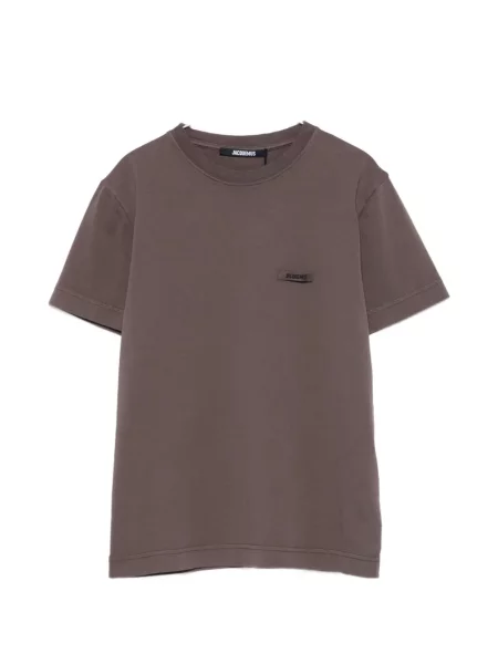 Scurt tricou Jacquemus maro
