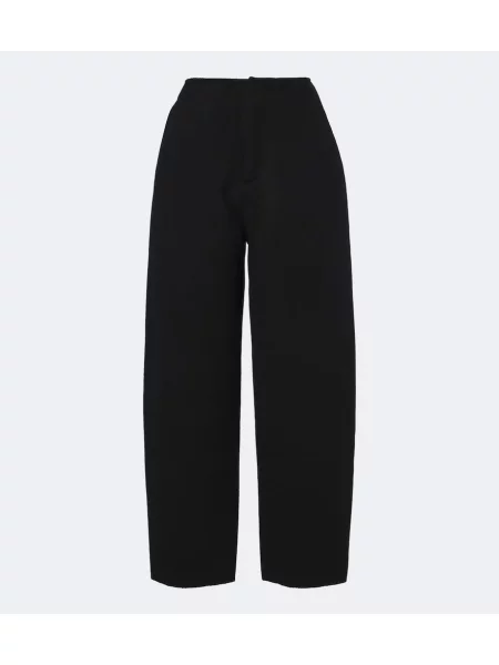 Pantaloni Lisa Yang de lână negru