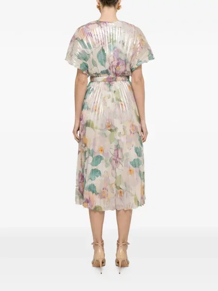 Rochie midi Nissa cu model floral cu imagine