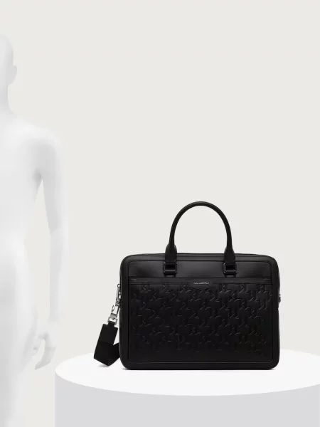 Кожаная сумка для ноутбука Karl Lagerfeld