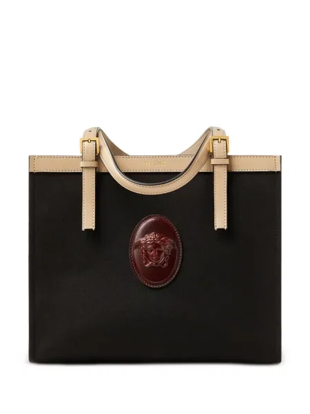 Vászon shopper táska Versace fekete