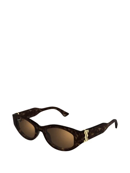 Sunčane naočale Cartier Eyewear smeđa