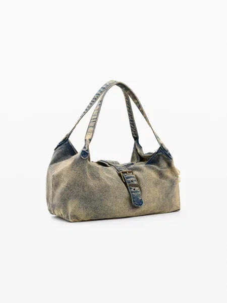 Desigual Kézitáska farmer kék