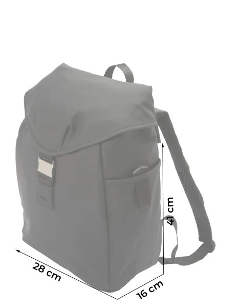 Rains hátizsák Valera Bucket Backpack W3 nagy sima fekete