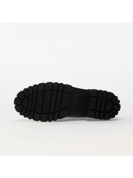 Oxford Clarks din țesătură twill negru