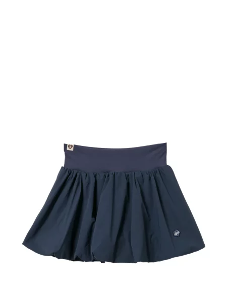 Fusta mini Apee™ By *a Bathing Ape® cu petice albastru