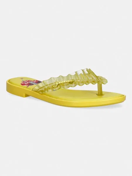 Melissa žabky FLIP FLOP SLIM + GANNI AD žluté