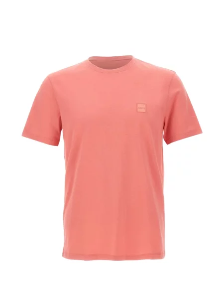 Tricou Boss cu autograf roz