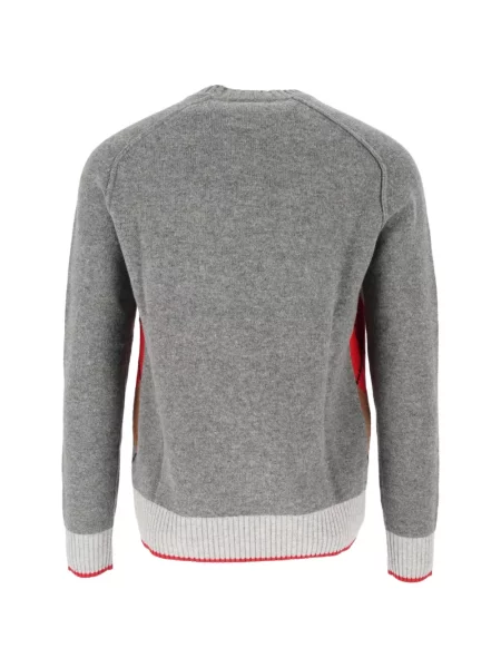 Pulover Ballantyne cu model argyle gri