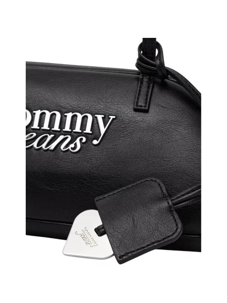 Tommy Jeans Geantă de umăr / argintiu negru