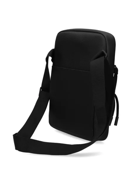 Geantă Lacoste cu broderie negru