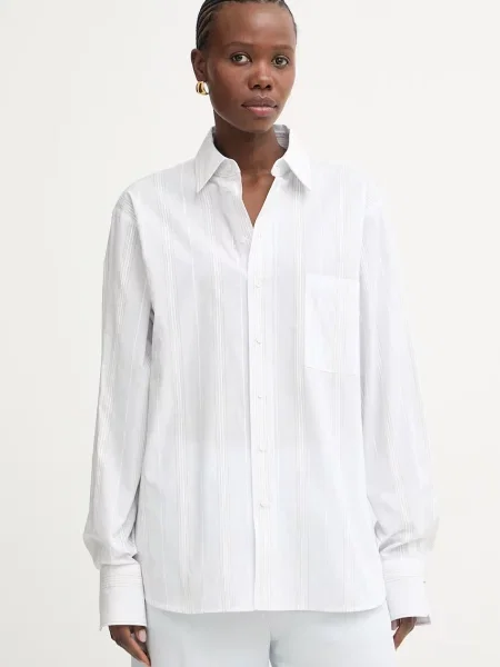 BOSS cămașă pentru femei din albastru